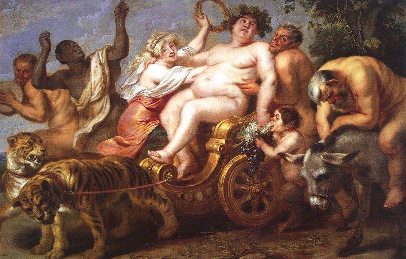 Cornelis de Vos The Triumph of Bacchus oil painting image